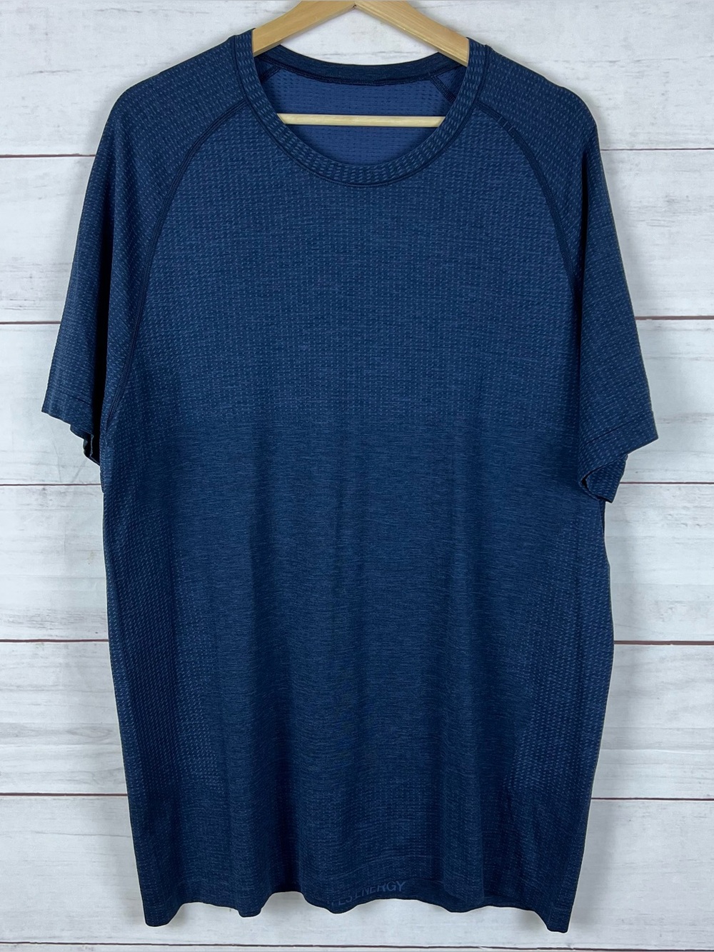 Lululemon Metal Vent Tech Short Sleeve Shirt Blue Mens XL